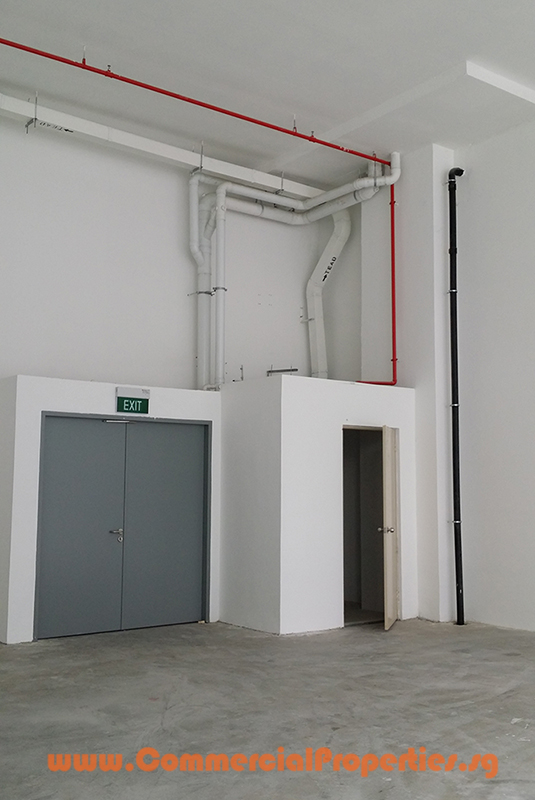 Typical unit with high ceiling