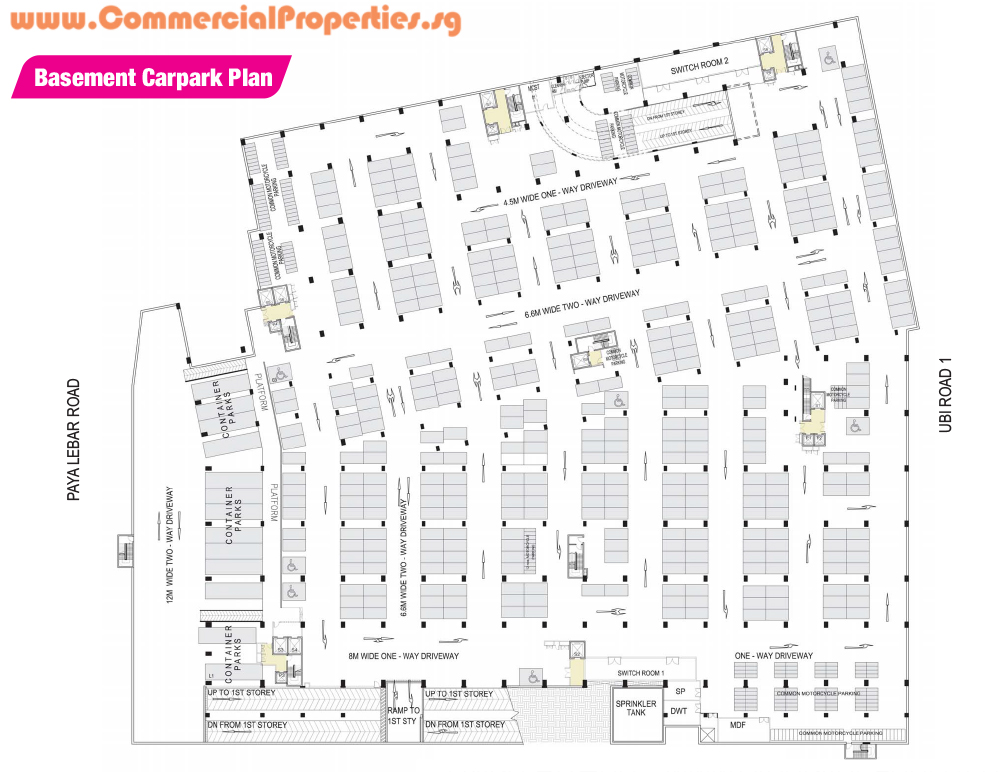 Oxley Bizhub 1 Basement Car Park Plan